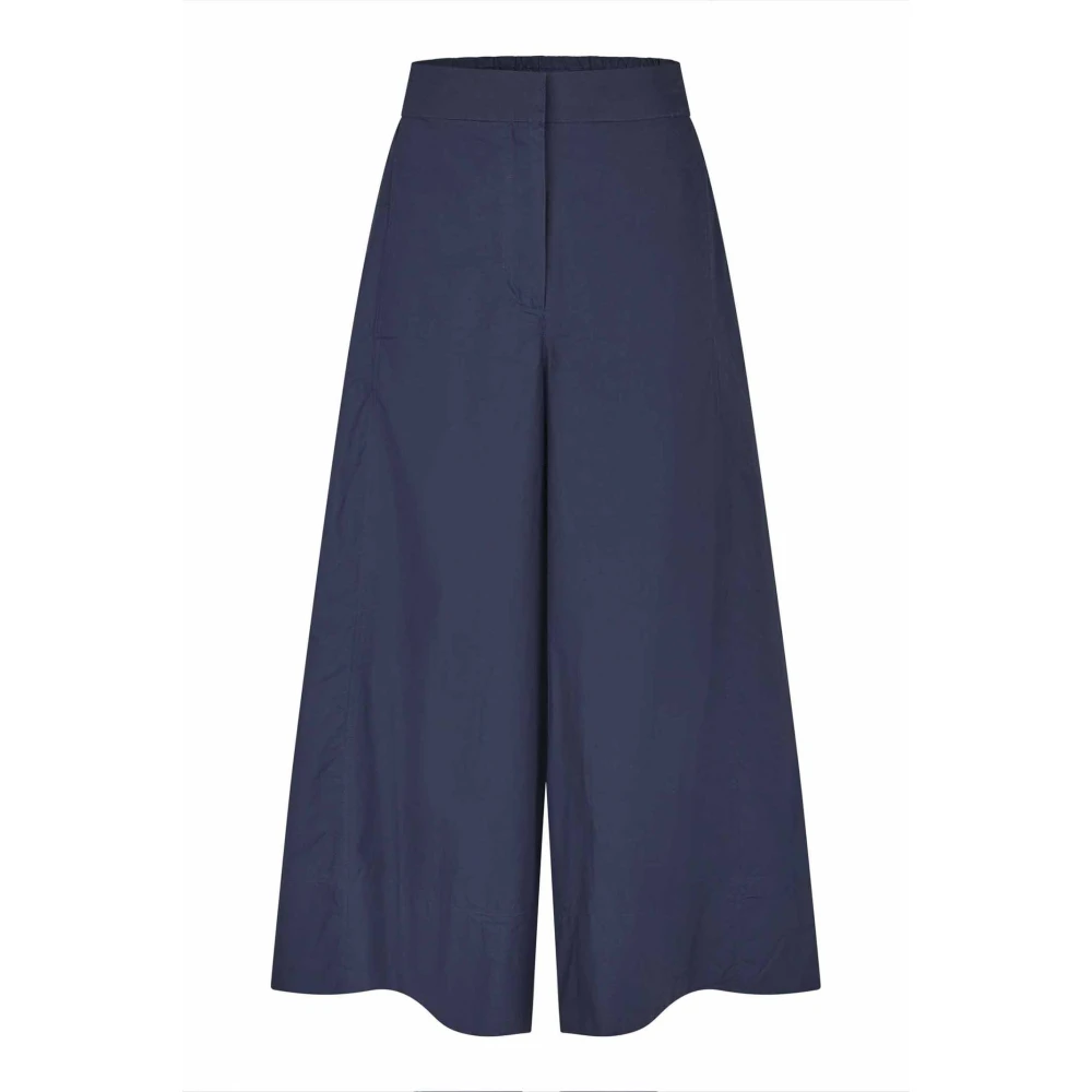 Masai Women's Blue Wide Trousers, M, Wide Trousers