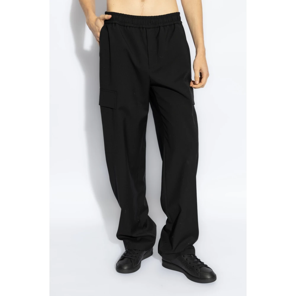 Dolce & Gabbana Wollen cargobroek Black Heren