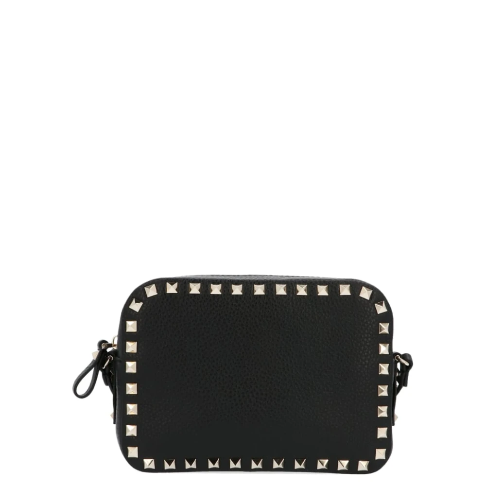 Valentino Garavani Studded Svart Crossbody Väska Black, Dam