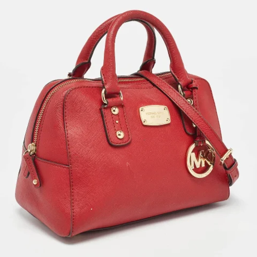 Michael Kors Pre-owned Leather handbags Red Dames