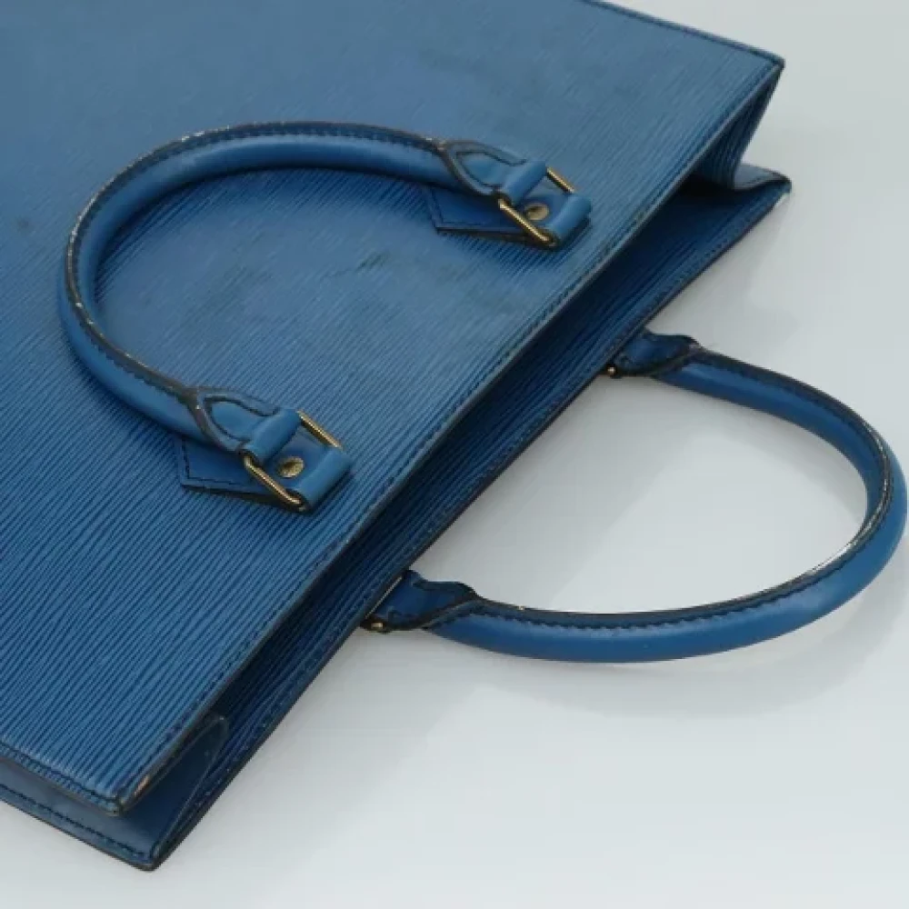 Louis Vuitton Vintage Pre-owned Leather handbags Blue Dames