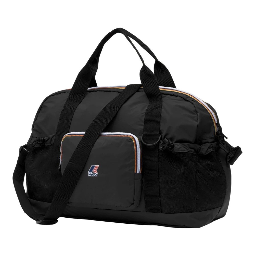 K-Way Uomo Nero Borse, Taglia Unica, New,