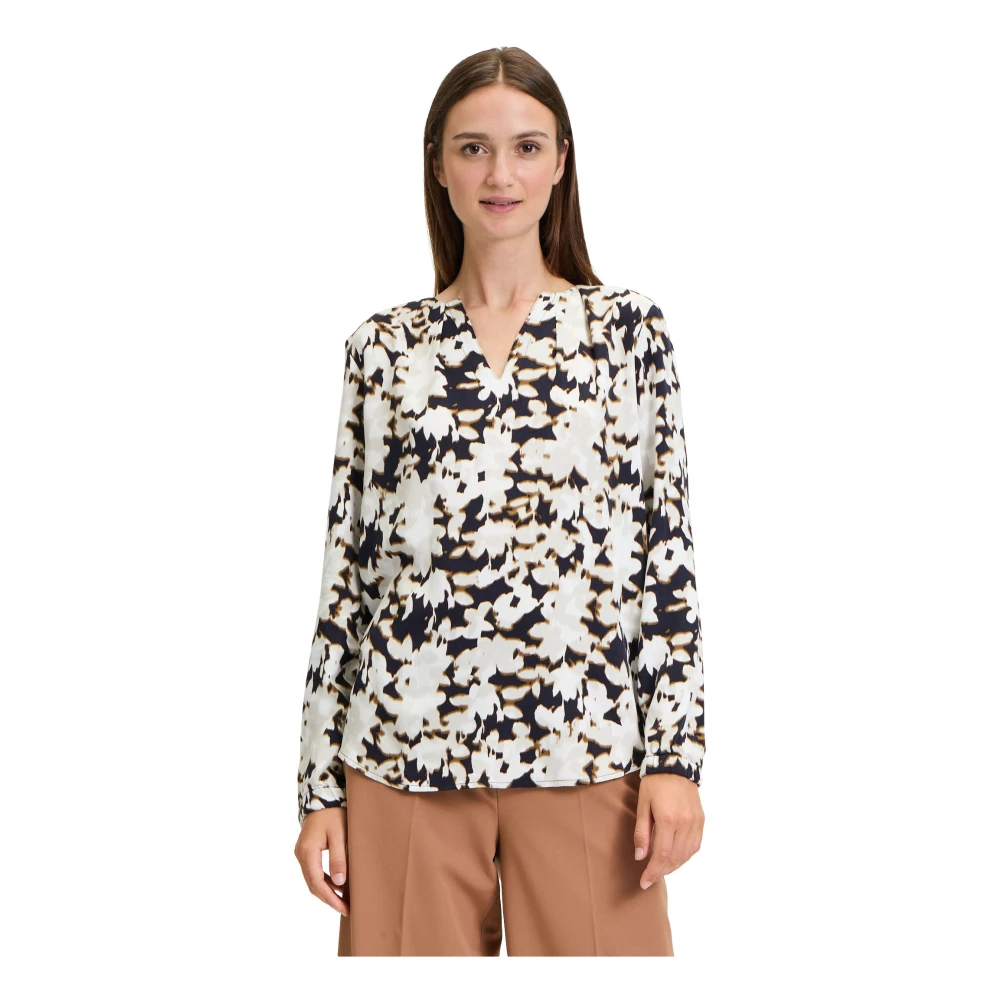 Betty Barclay Gedrukte opstaande kraag blouse Multicolor Dames