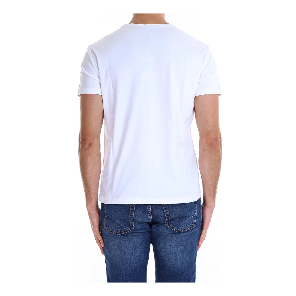 Polo Ralph Lauren Zacht Katoenen T-Shirt White Heren