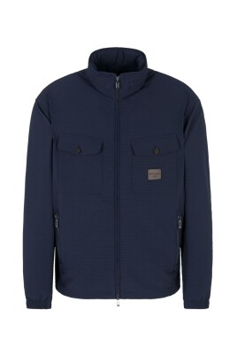 blue-textured-weave-hooded-coat