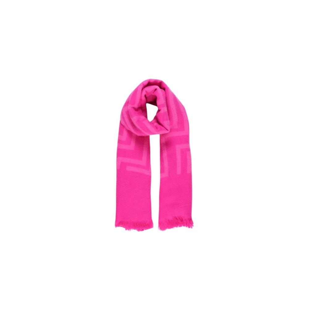Only Women's Pink Scarves, One Size, Geometric Scarf