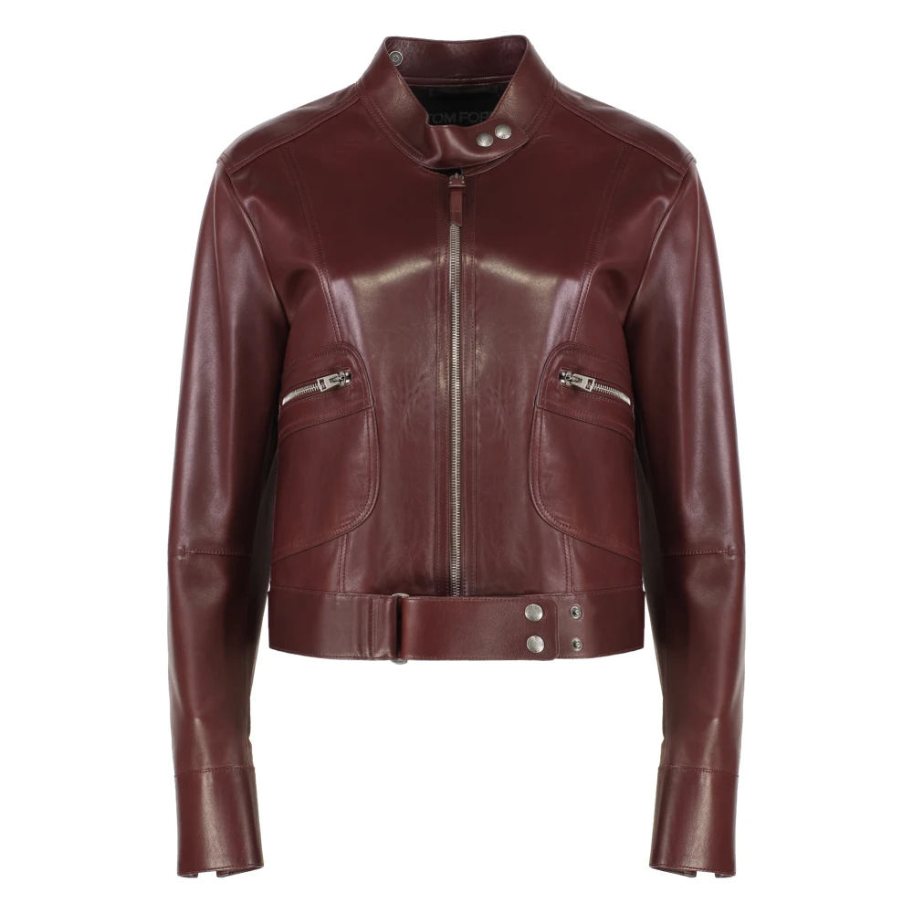 Jackets > Leather Jackets - - Tom Ford - Modalova