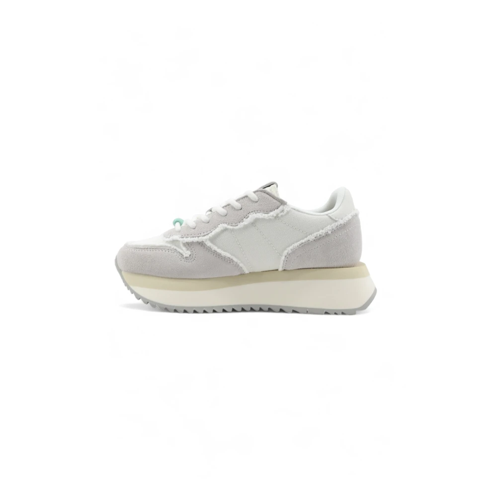 Sun68 Big Stargirl Canvas Dames Schoenen Wit