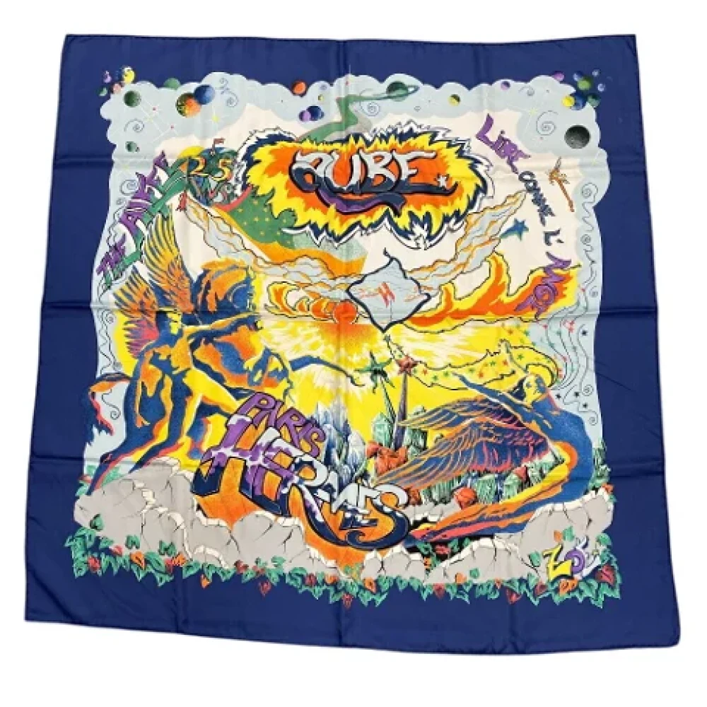 Pre-owned > Pre-owned Accessories > Pre-owned Scarves - - Hermès Vintage - Modalova