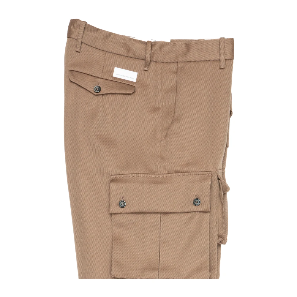 Nine In The Morning Wollen cargo chino broek Brown Heren
