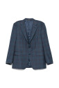 navy-geruite-blazer-knoopsluiting-voorzijde