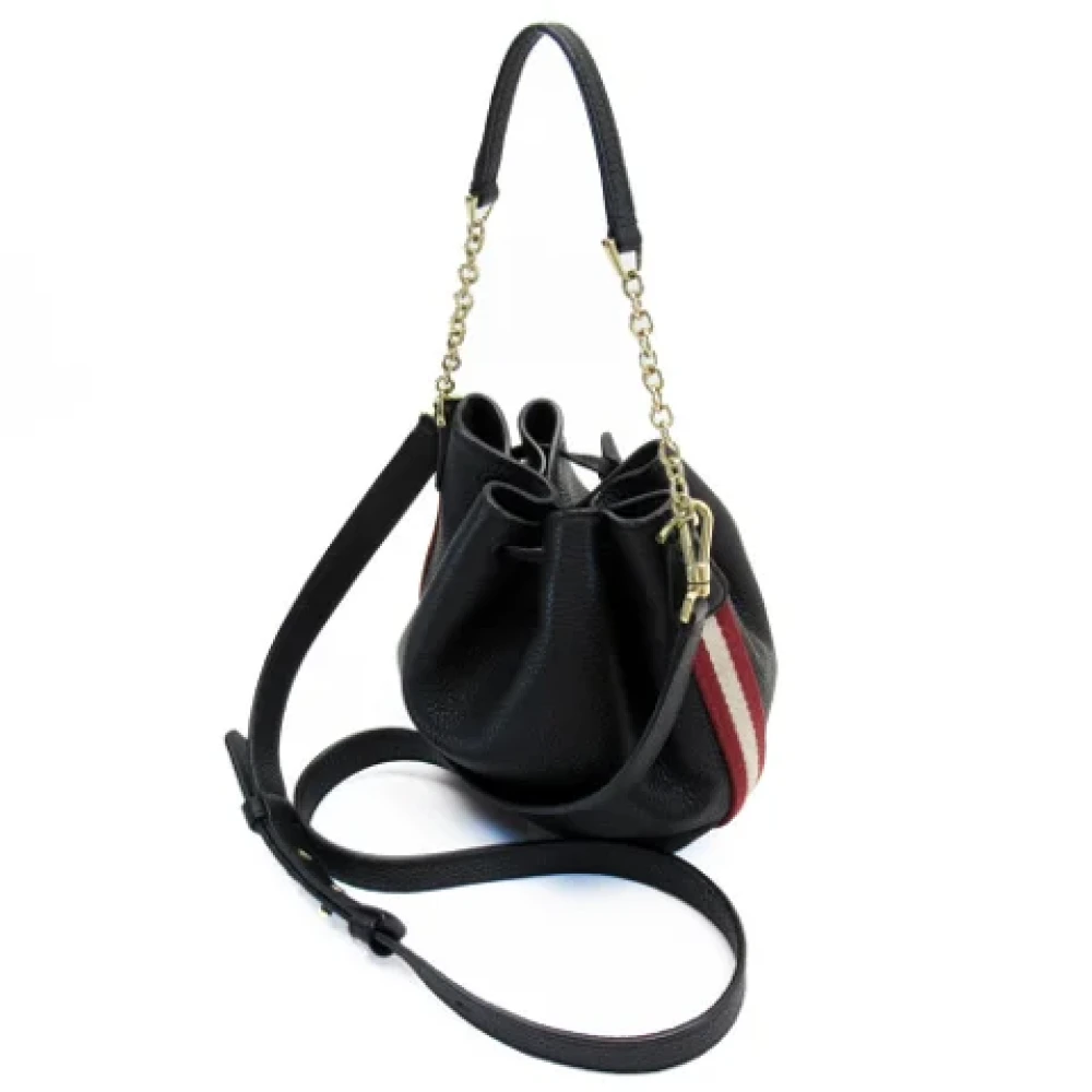 Bally Pre-owned Leather handbags Black Dames