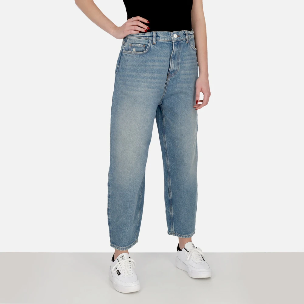 Amish Vintage Baggy Denim Jeans Blue Dames