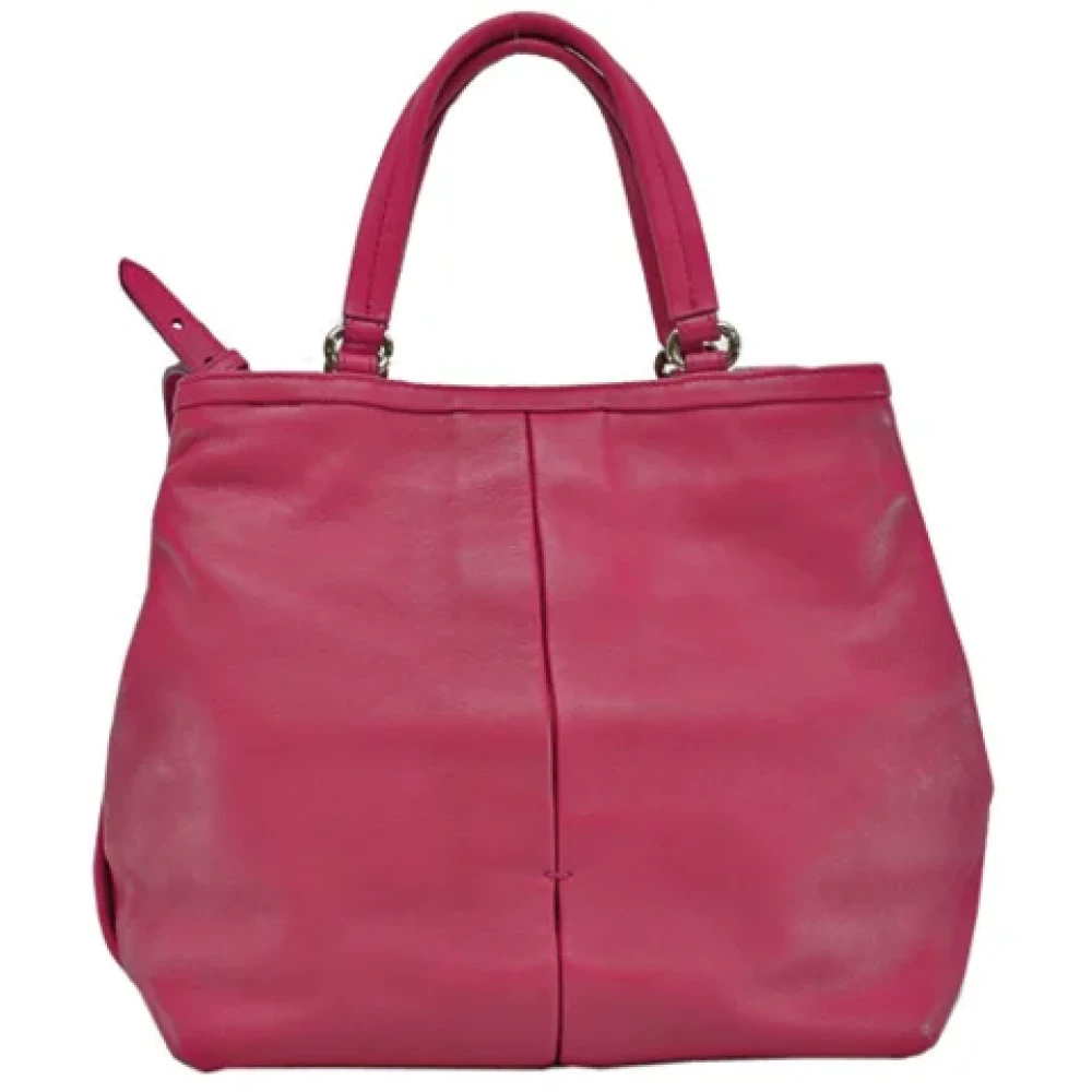 Salvatore Ferragamo Pre-owned Leather handbags Pink Dames