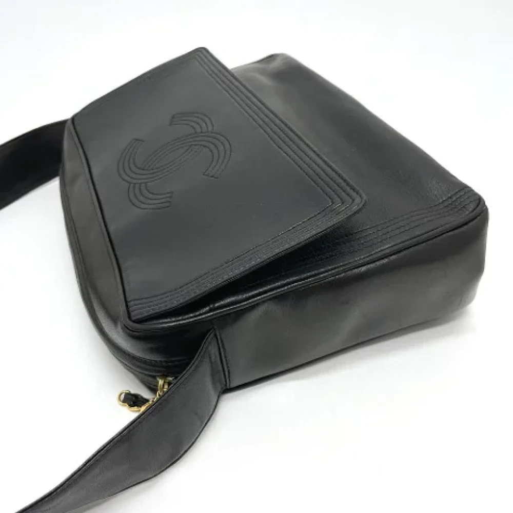 Chanel Vintage Pre-owned Leather chanel-bags Black Dames