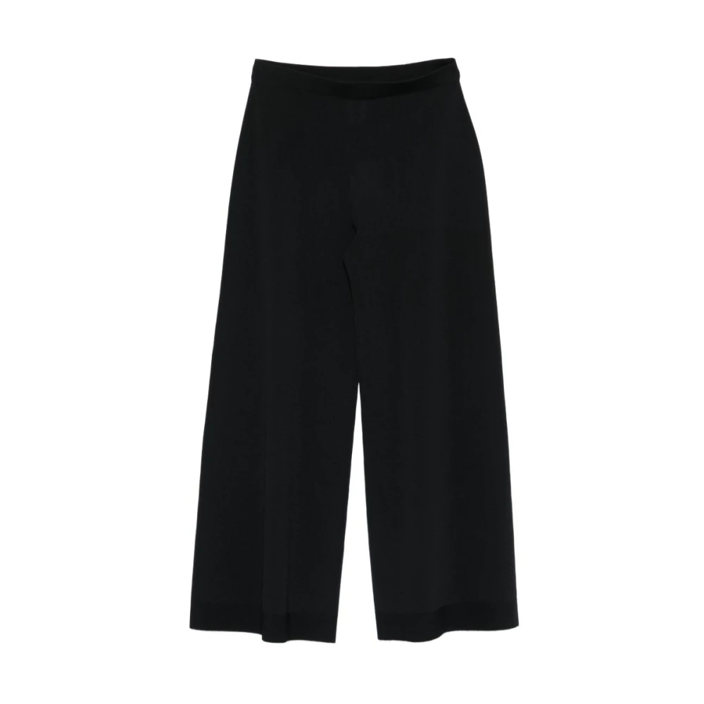 D.exterior Women's Black Wide Trousers, M, D Exterior Trousers