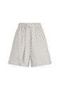 shorts-stretch-en-coton-taille-haute-a-rayures