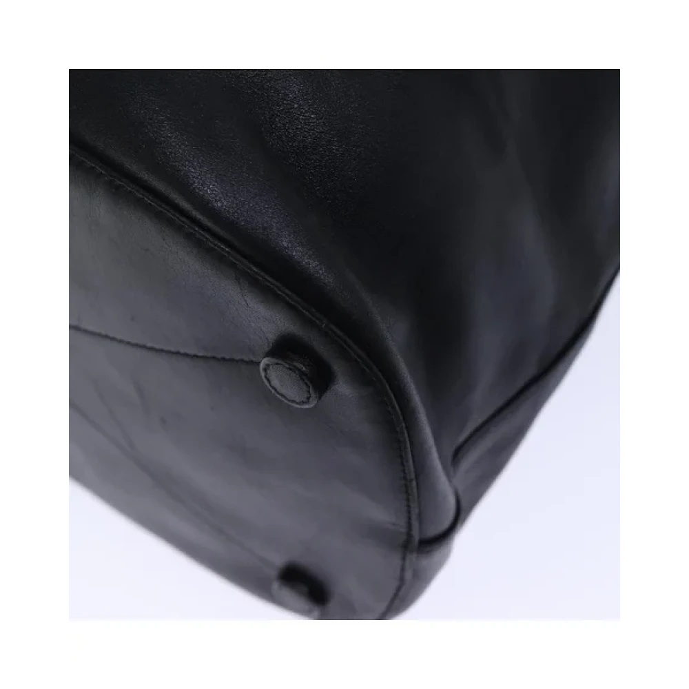 Prada Vintage Pre-owned Leather prada-bags Black Dames