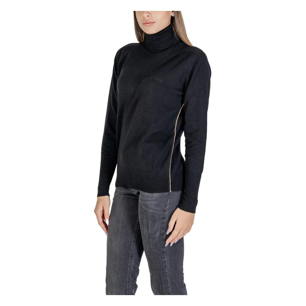 Alviero Martini 1a Classe Dames Gebreide Collectie voor Herfst Winter Black Dames