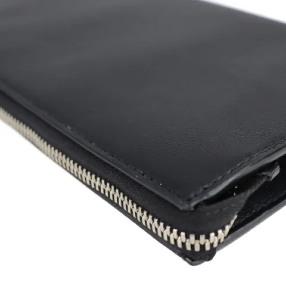 Salvatore Ferragamo Pre-owned Leather clutches Black Dames