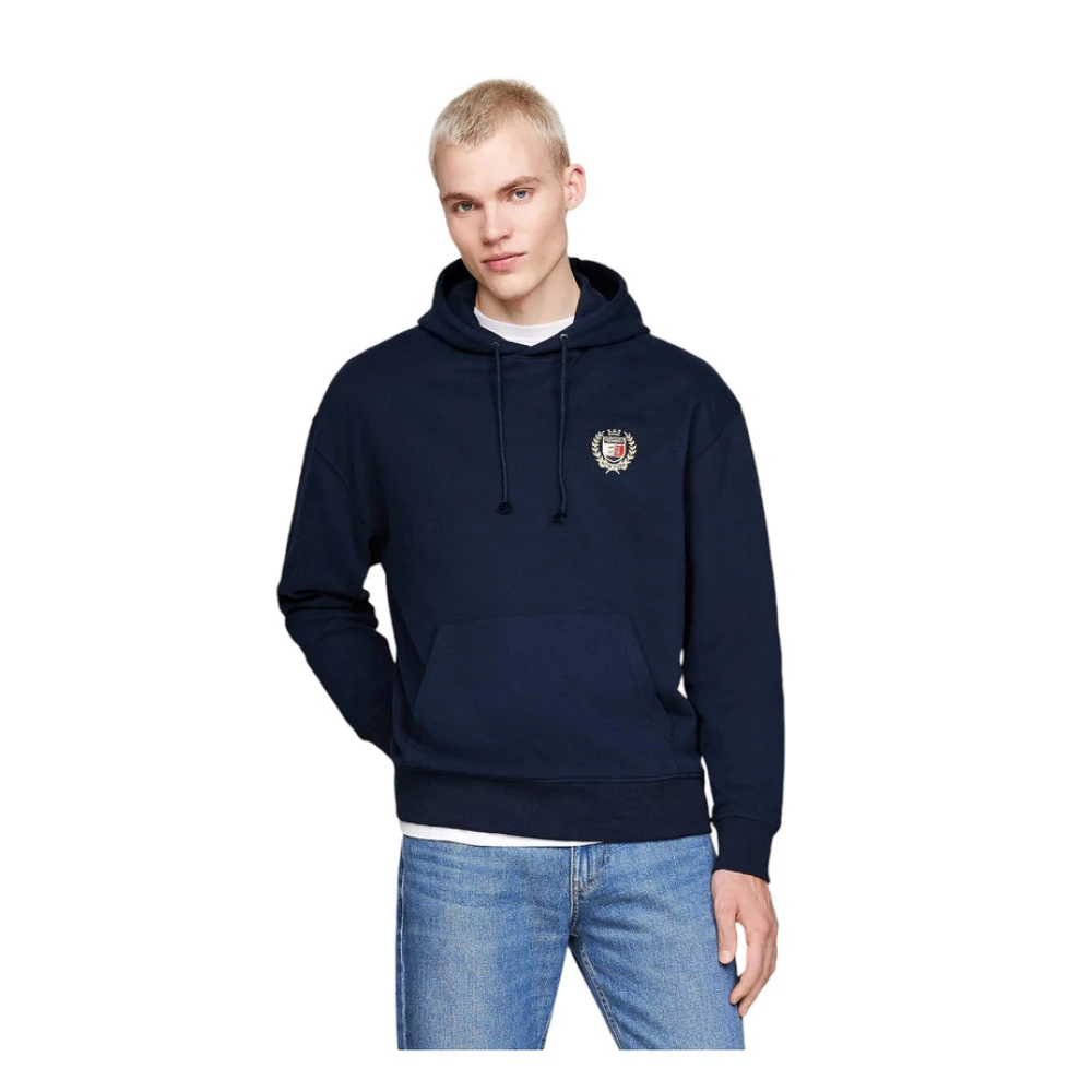 Tommy Jeans Hoodie met capuchon Blue Heren