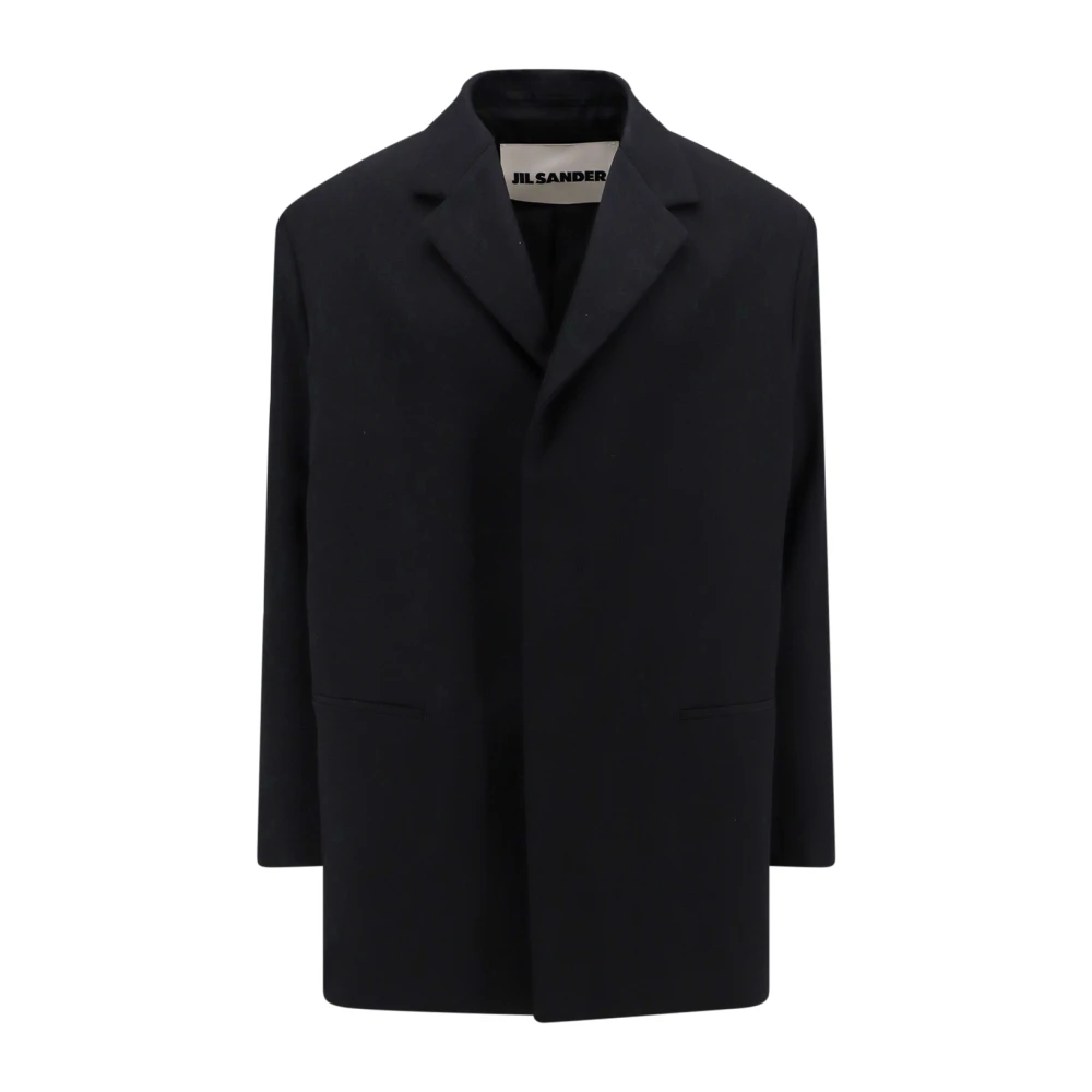 Jil Sander Oversize Ull Blazer Black, Herr