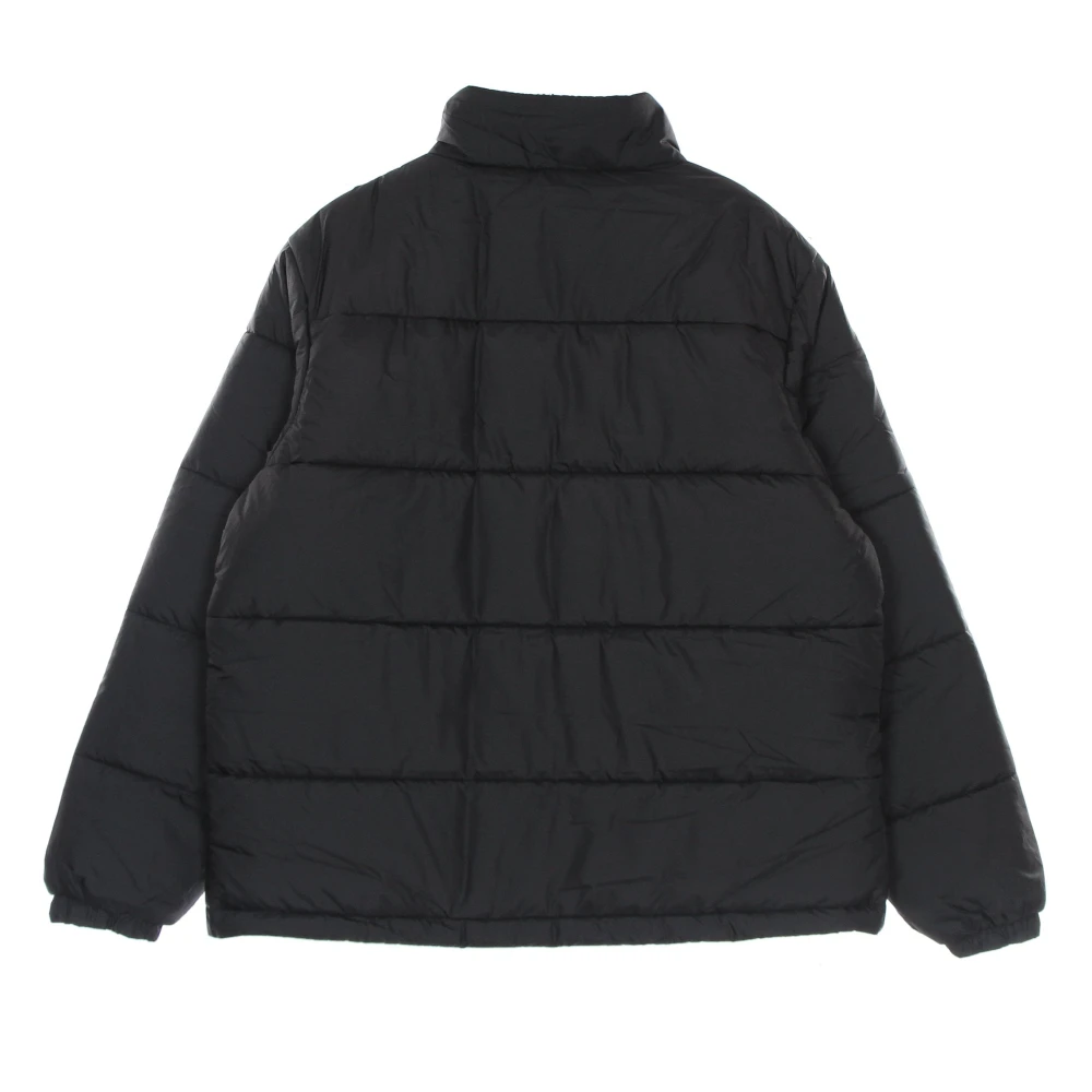 Adidas Zwarte Puff Donsjas met hoge kraag Black Heren