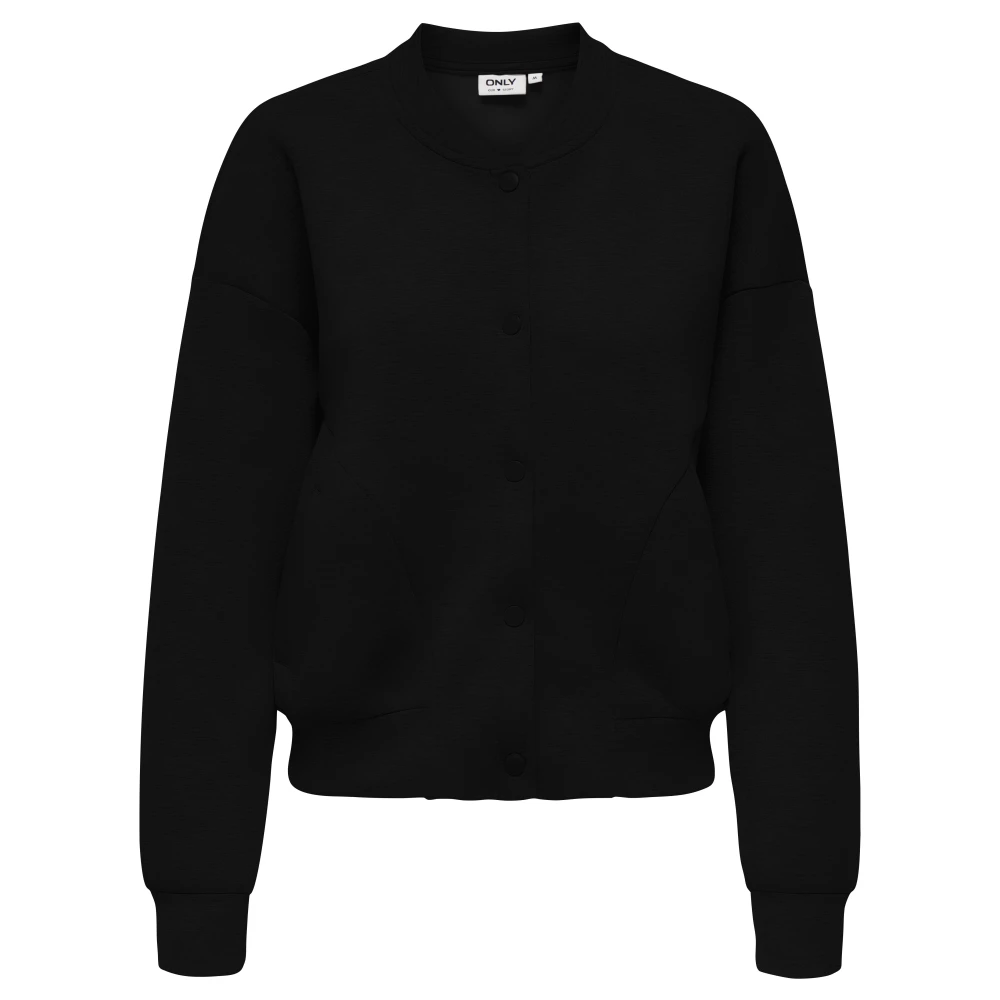Only Bomber Box Sweatshirt Zwart Black Dames