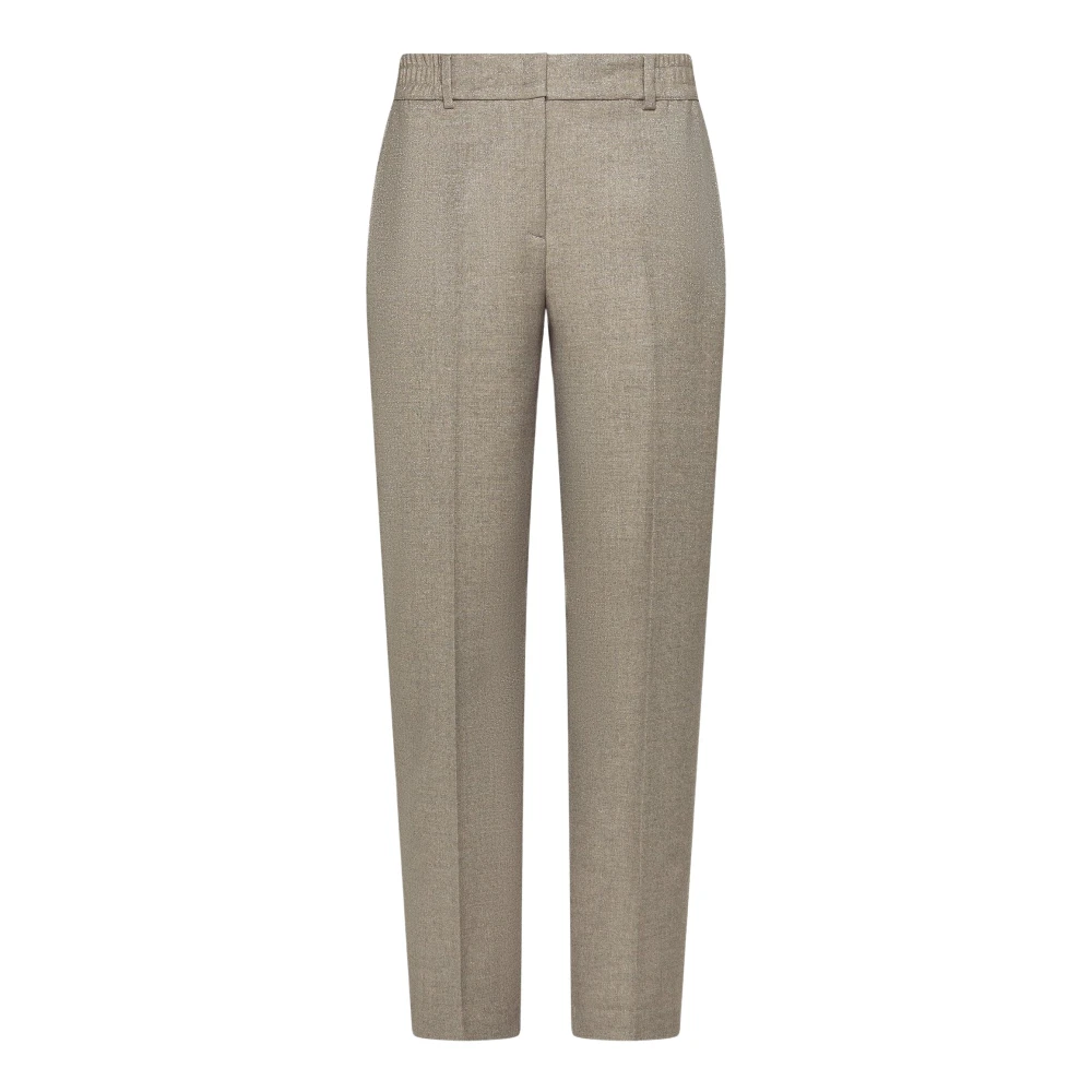 Seventy Women's Gray Pantalone In Flanella