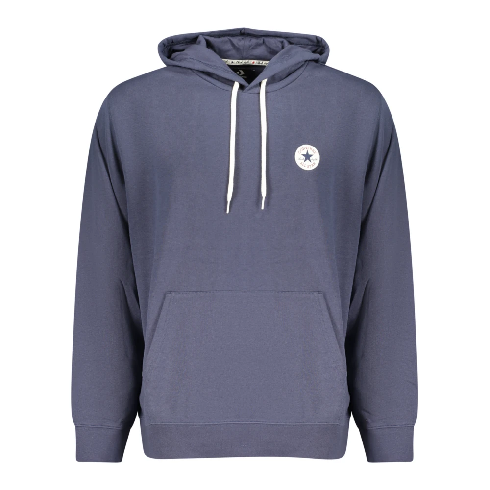 Converse Men's Blue Hoodies, M, Long-Sleeved Hoodie