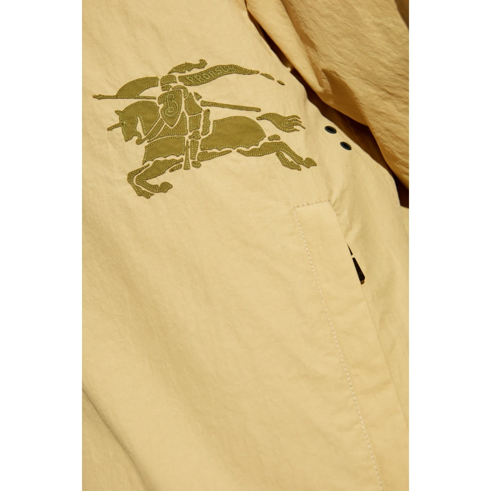 Burberry Jas met logo Beige Heren