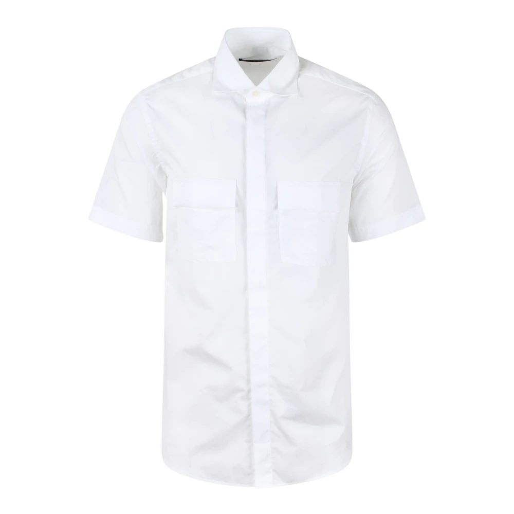 Low Brand Short Sleeve Shirts White Heren
