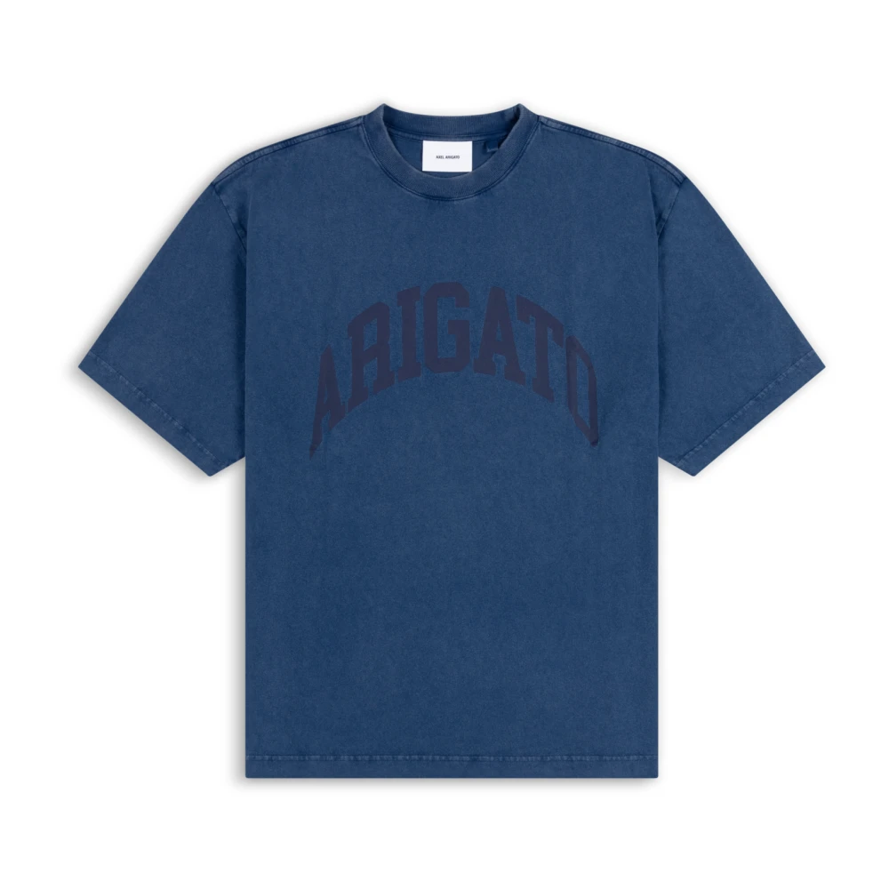 Axel Arigato Link Washed T-Shirt Blue, Herr