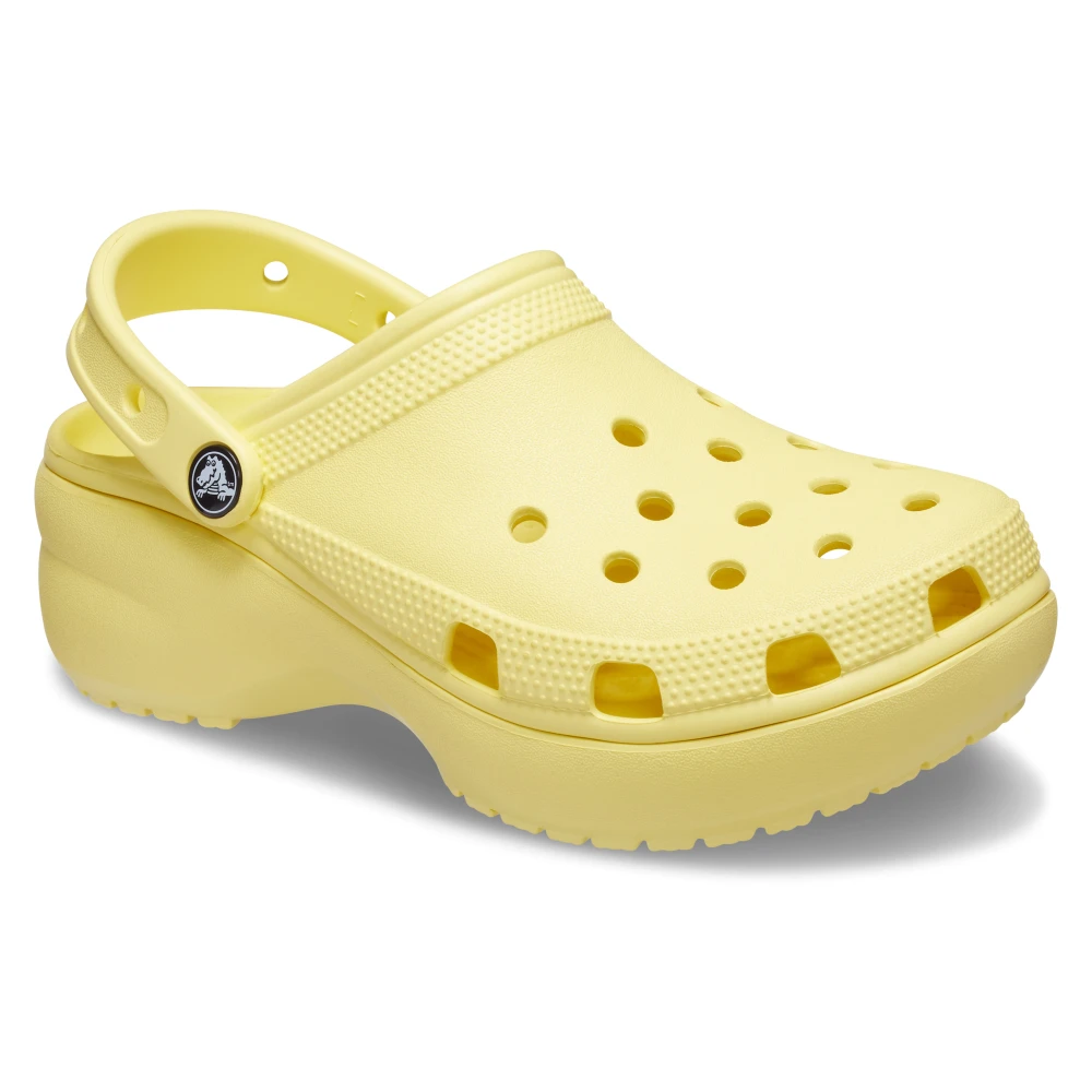 womens yellow crocs