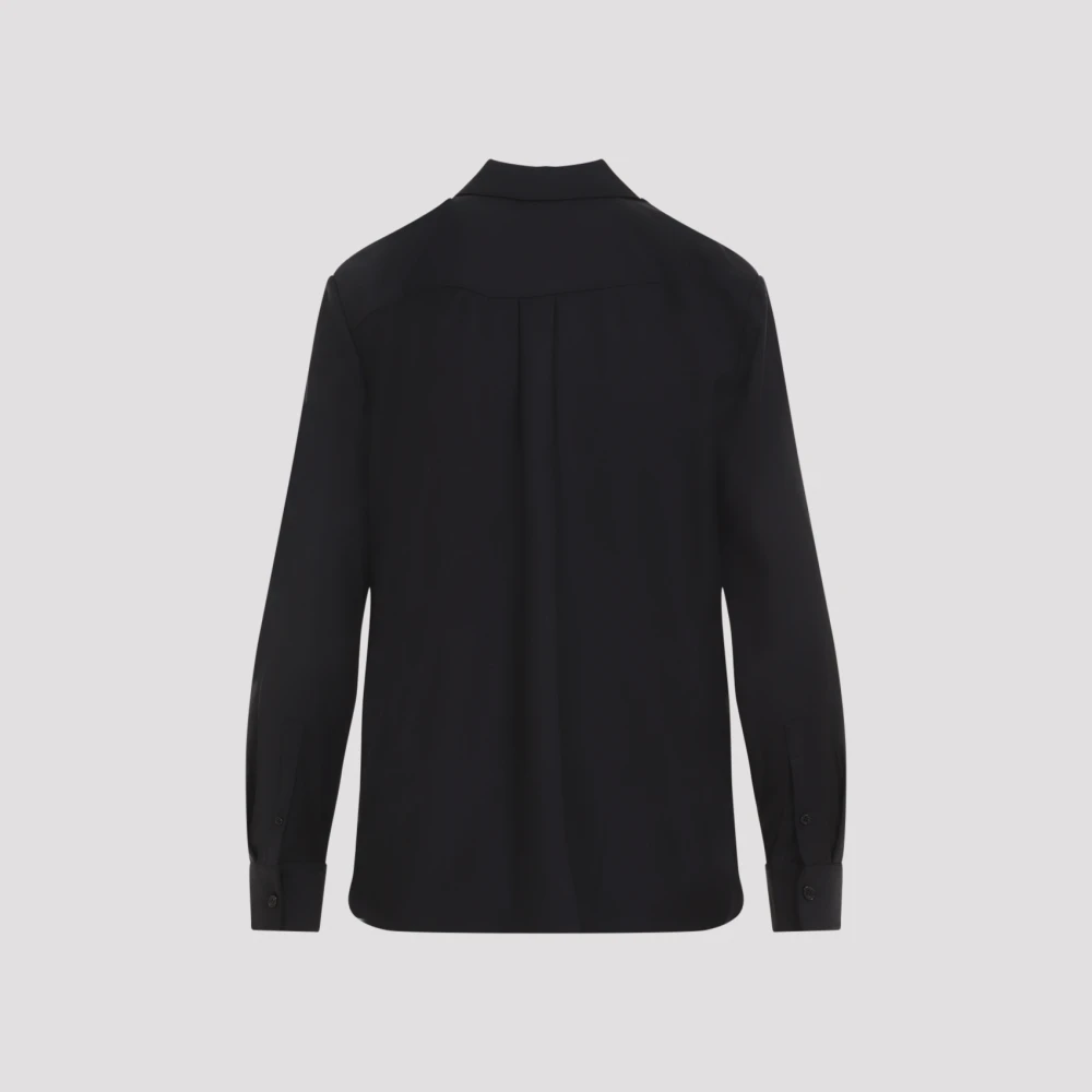 Theory Blauwe Shirts voor Vrouwen Aw24 Black Dames