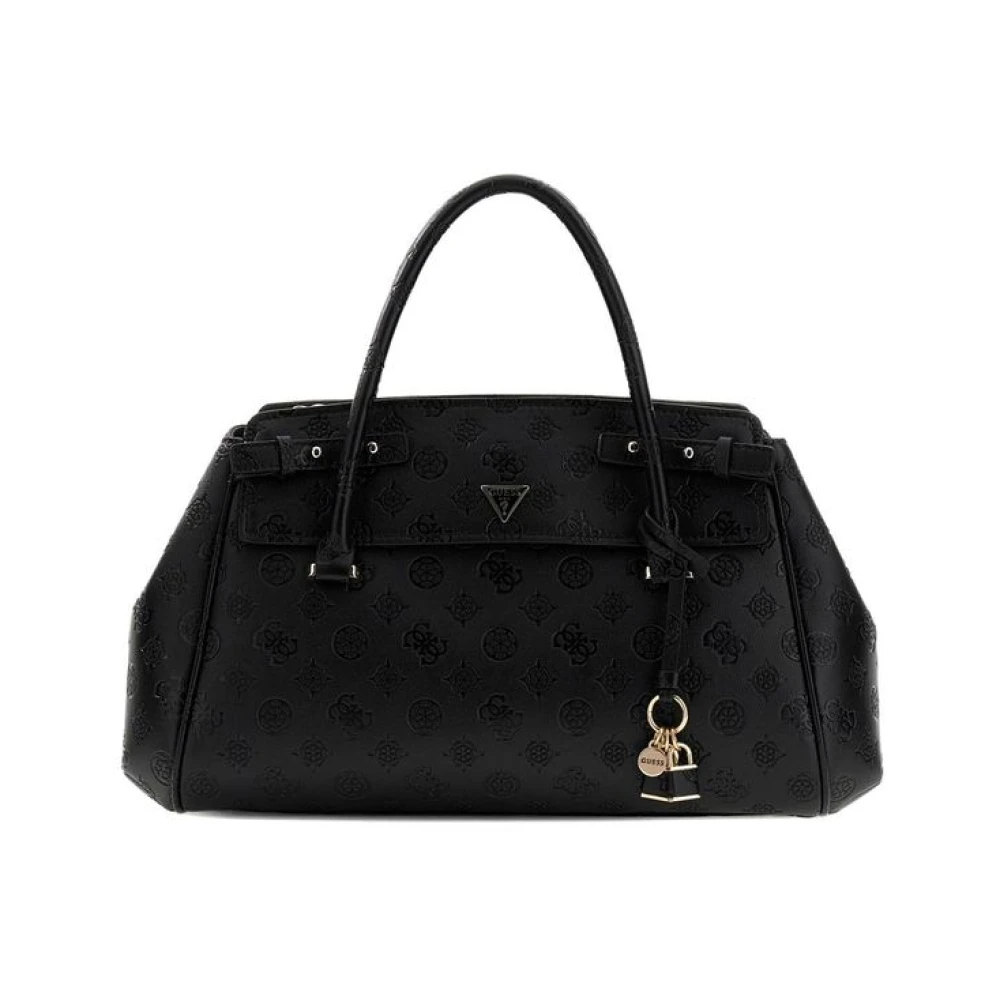 Guess Black Handbags, Female, One Size, Diana 3 Comp Satchel