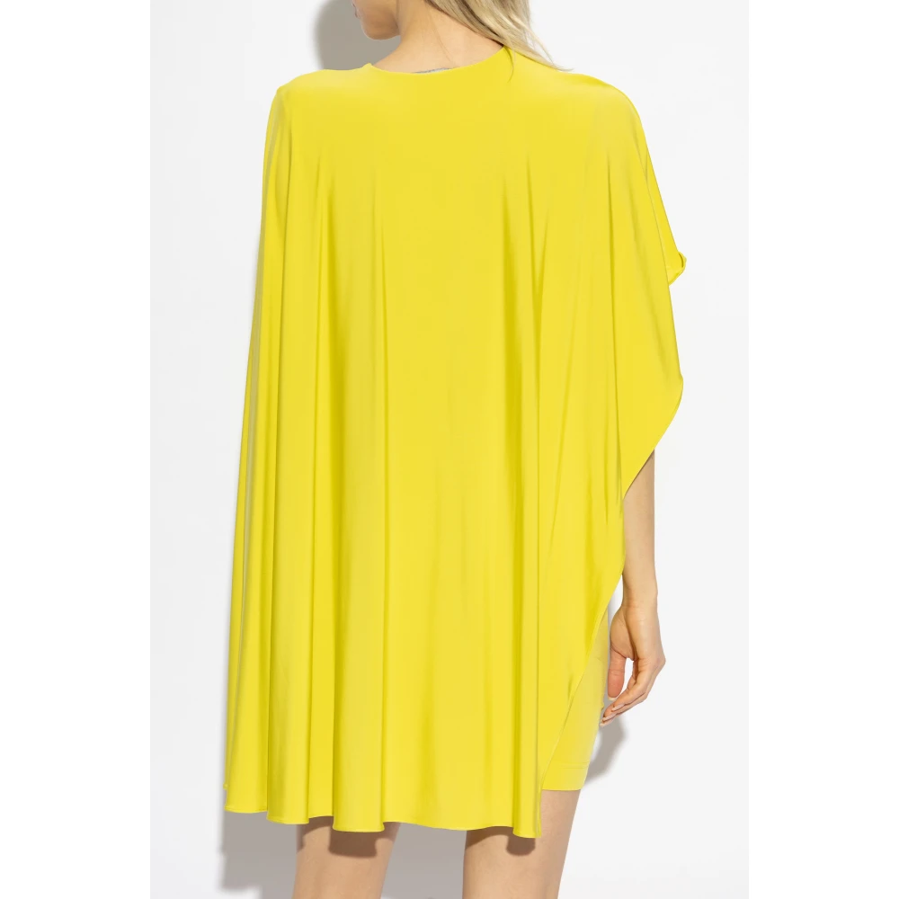 Stella Mccartney Korte jurk met aansluitende pasvorm Green Dames