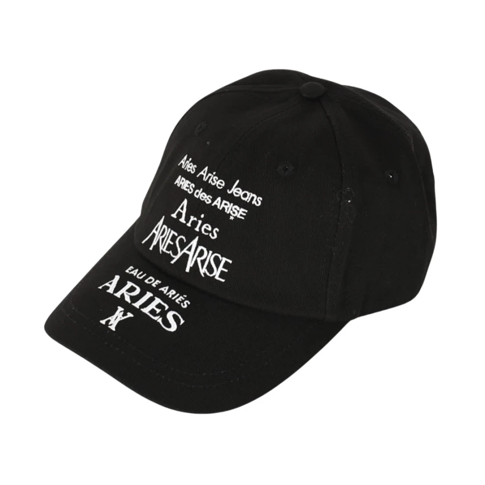 Aries Geborduurd Frontlogo Baseballpet Black Unisex
