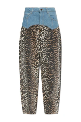 Boyfriend Jeans med djurmönster
