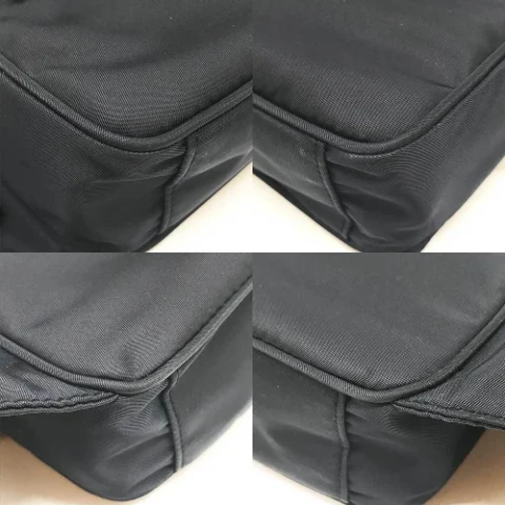 Prada Vintage Pre-owned Fabric clutches Blue Dames