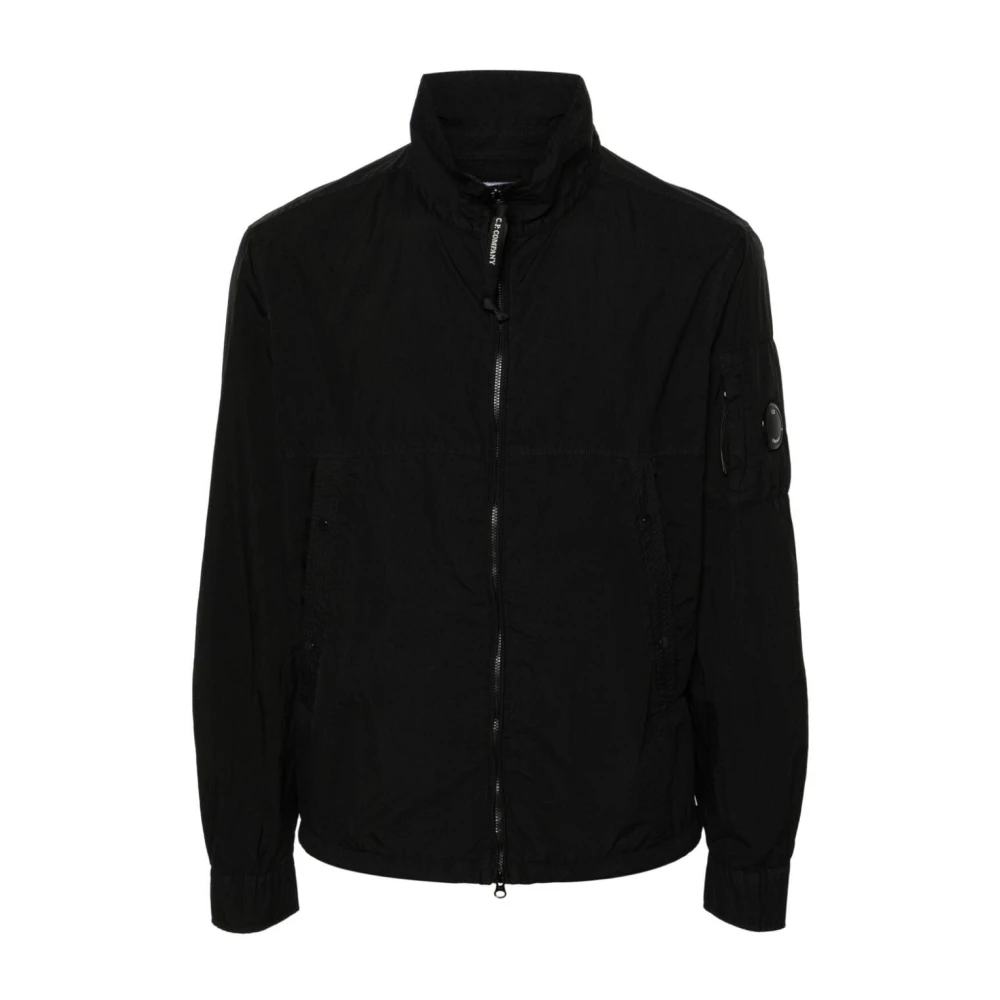 C.p. Company Svart Overshirt för Stiliga Outfits Black, Herr