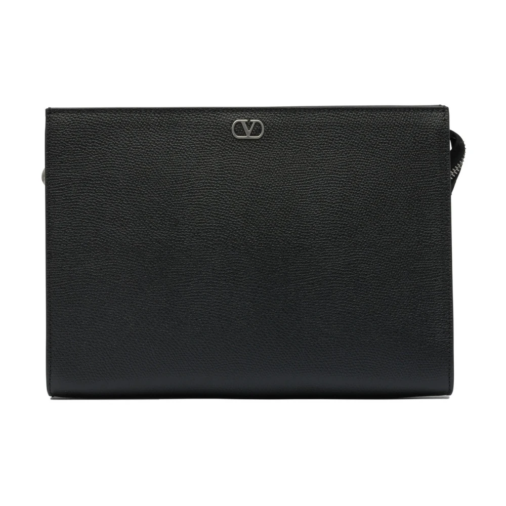 Valentino Garavani Men's Black Vlogo Signature Pouch