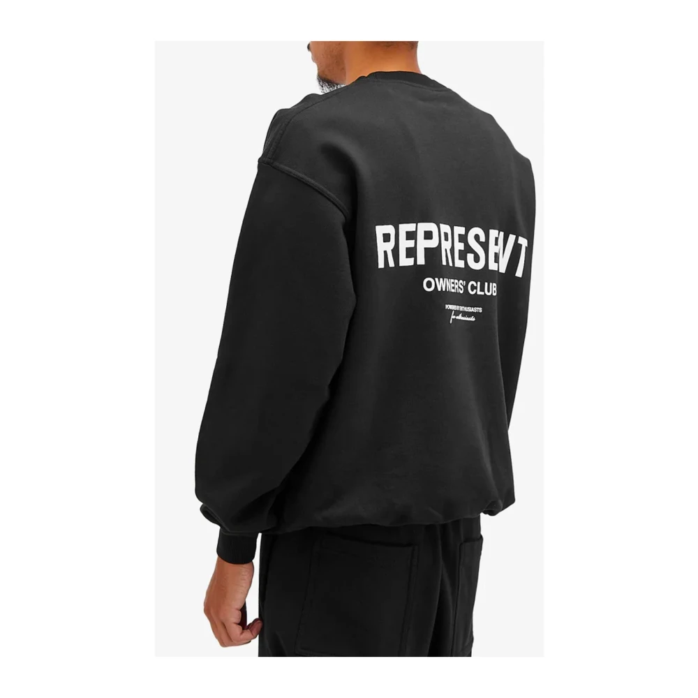 Represent Katoenen Owners Club Sweatshirt Black Heren