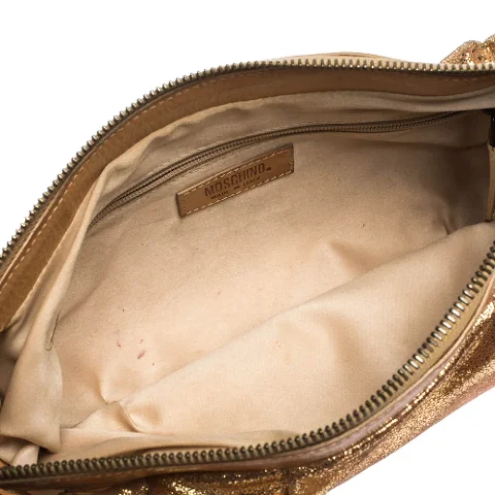 Moschino Pre-Owned Pre-owned Leather shoulder-bags Yellow Dames