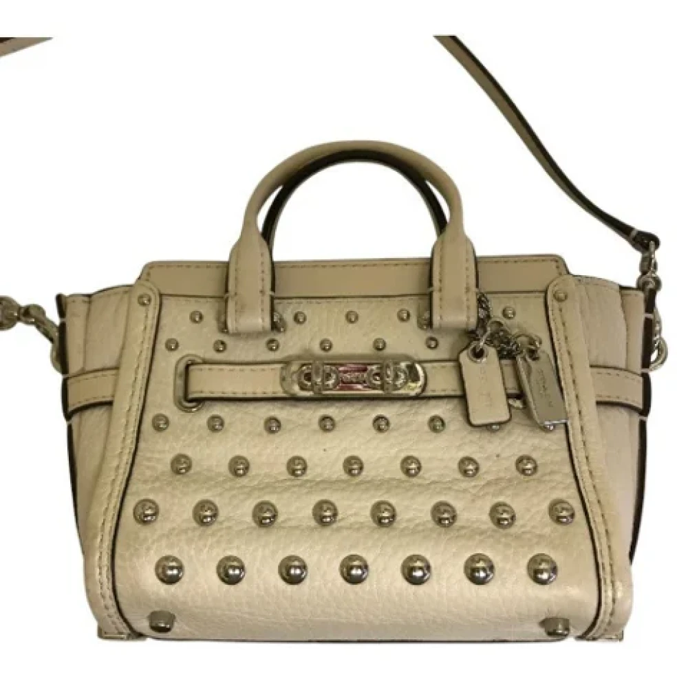 Coach Pre-owned Fabric shoulder-bags Beige Dames