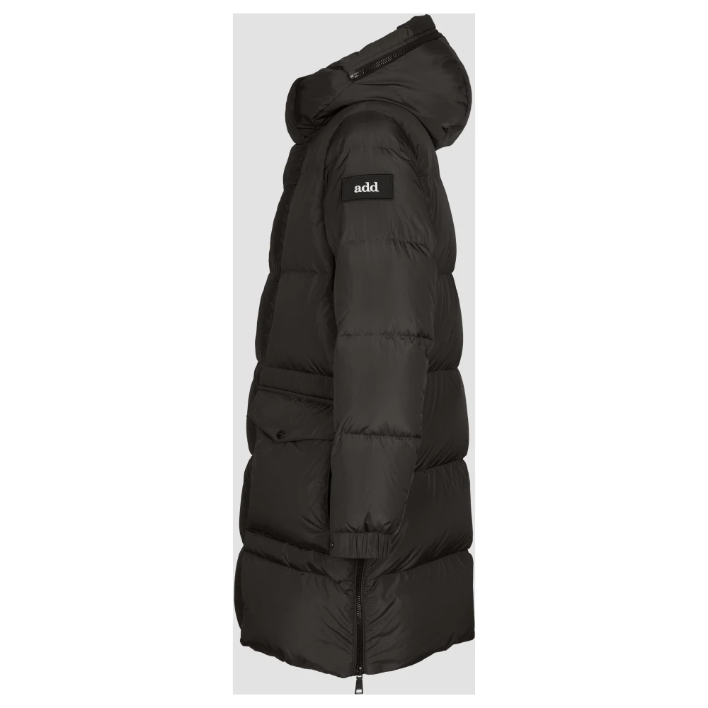 add Parka IN Nylon Bright Black Heren