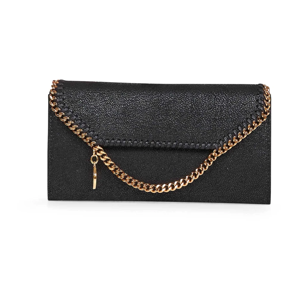 Stella Mccartney Women's Black Falabella Continental Wallet