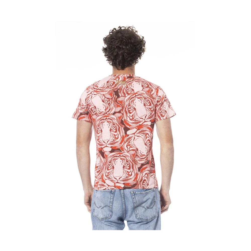 Cavalli Class Fantasy Print T-Shirt Multicolor Heren