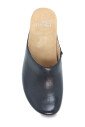 zwarte-leren-klomp-met-beige-sleehak