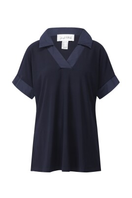 stretch-polo-shirt-with-v-neck